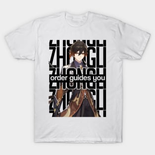 ZHONGLI order guides you Genshin Impact T-Shirt